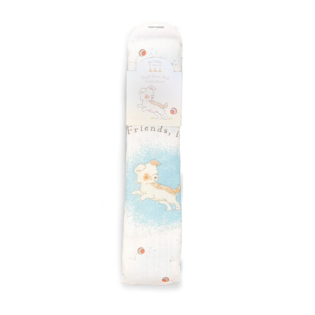 RETIRED - Skipit the Puppy Swaddle Blanket
