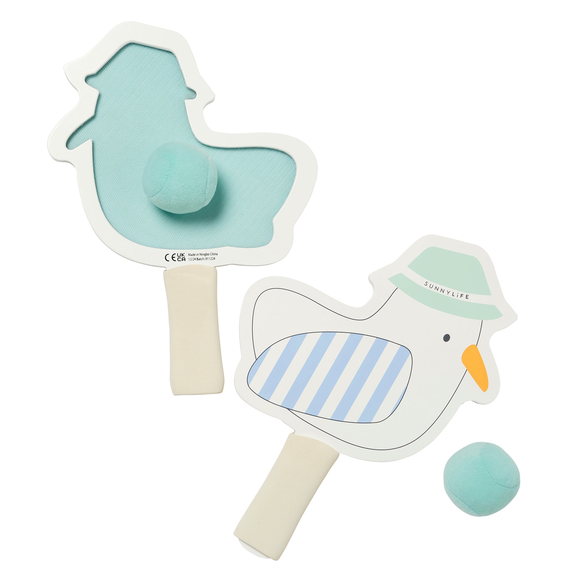Kids Velcro Beach Bats - Sammy the Seagull