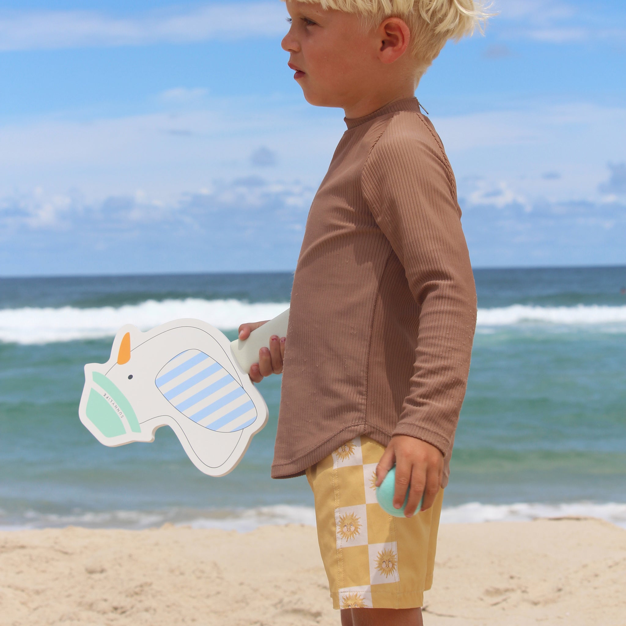 Kids Velcro Beach Bats - Sammy the Seagull