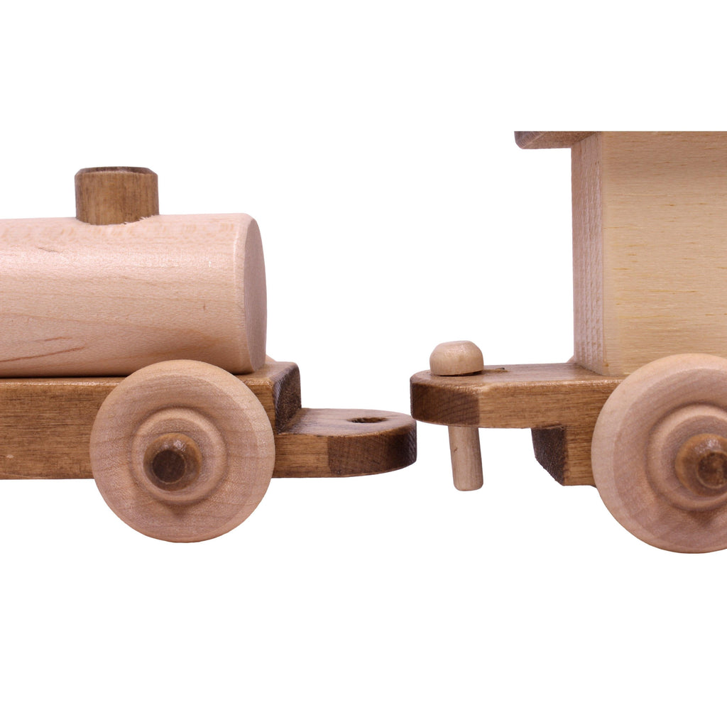 Wooden Toy Train Play Set, 24 Long, Kid-Safe Finish
