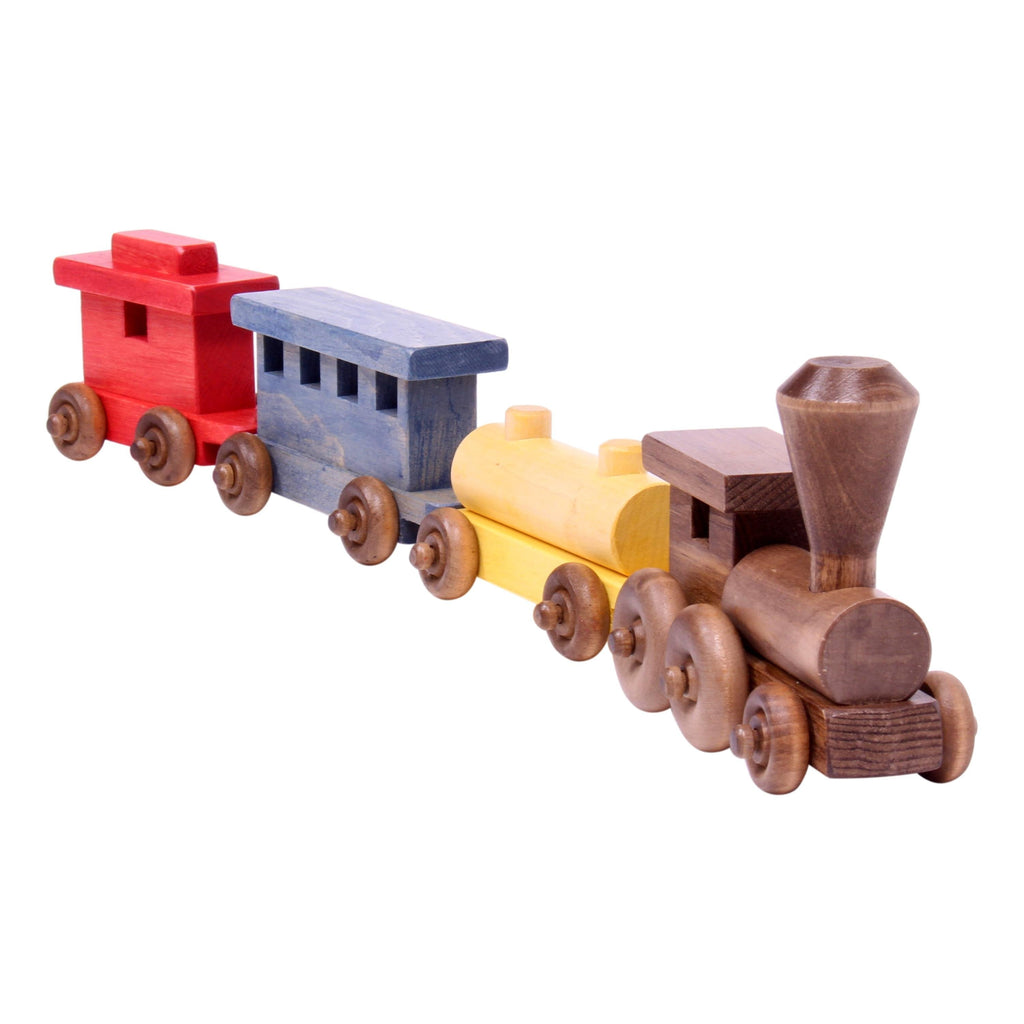 Wooden Toy Train Play Set, 24 Long, Kid-Safe Finish