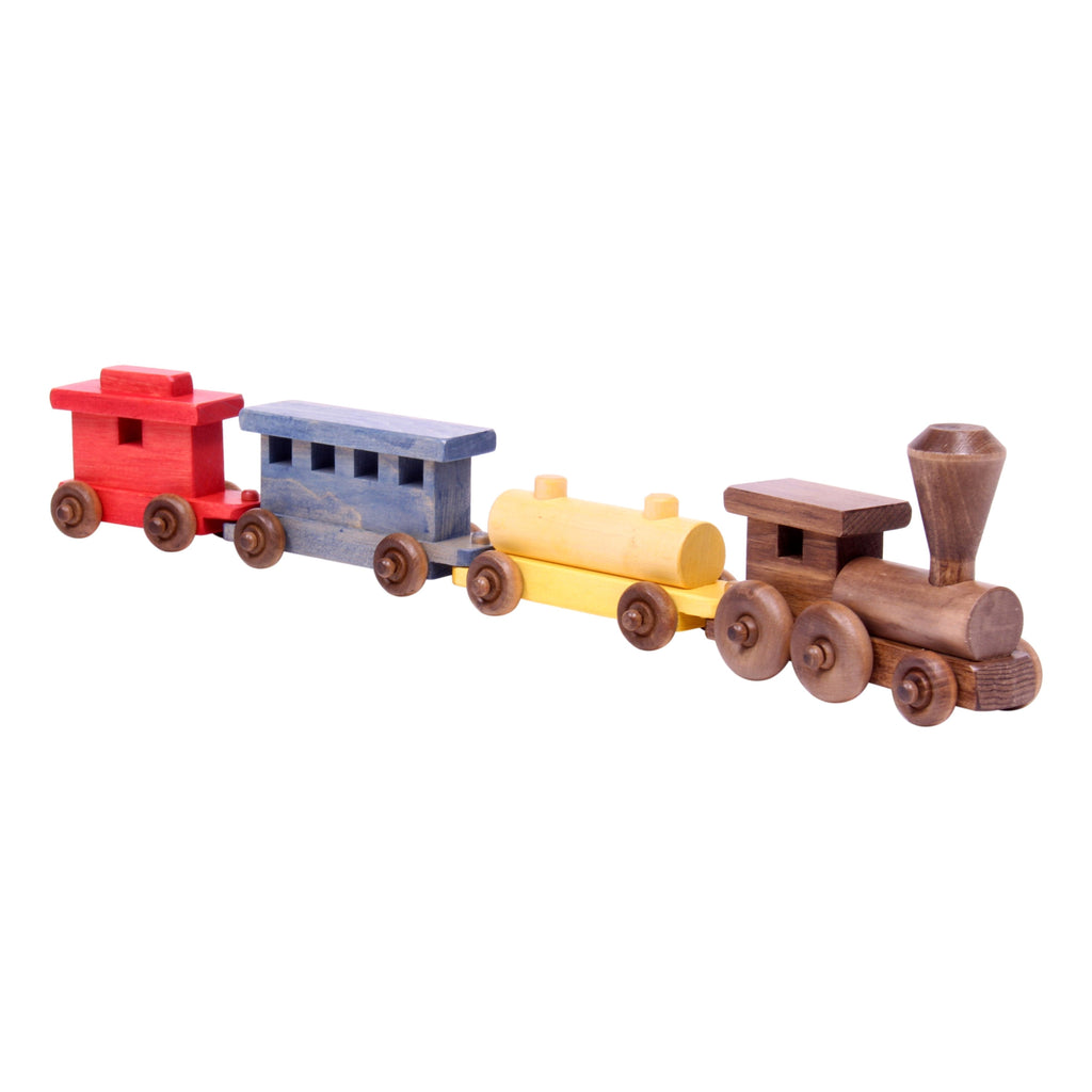 Wooden Toy Train Play Set, 24 Long, Kid-Safe Finish