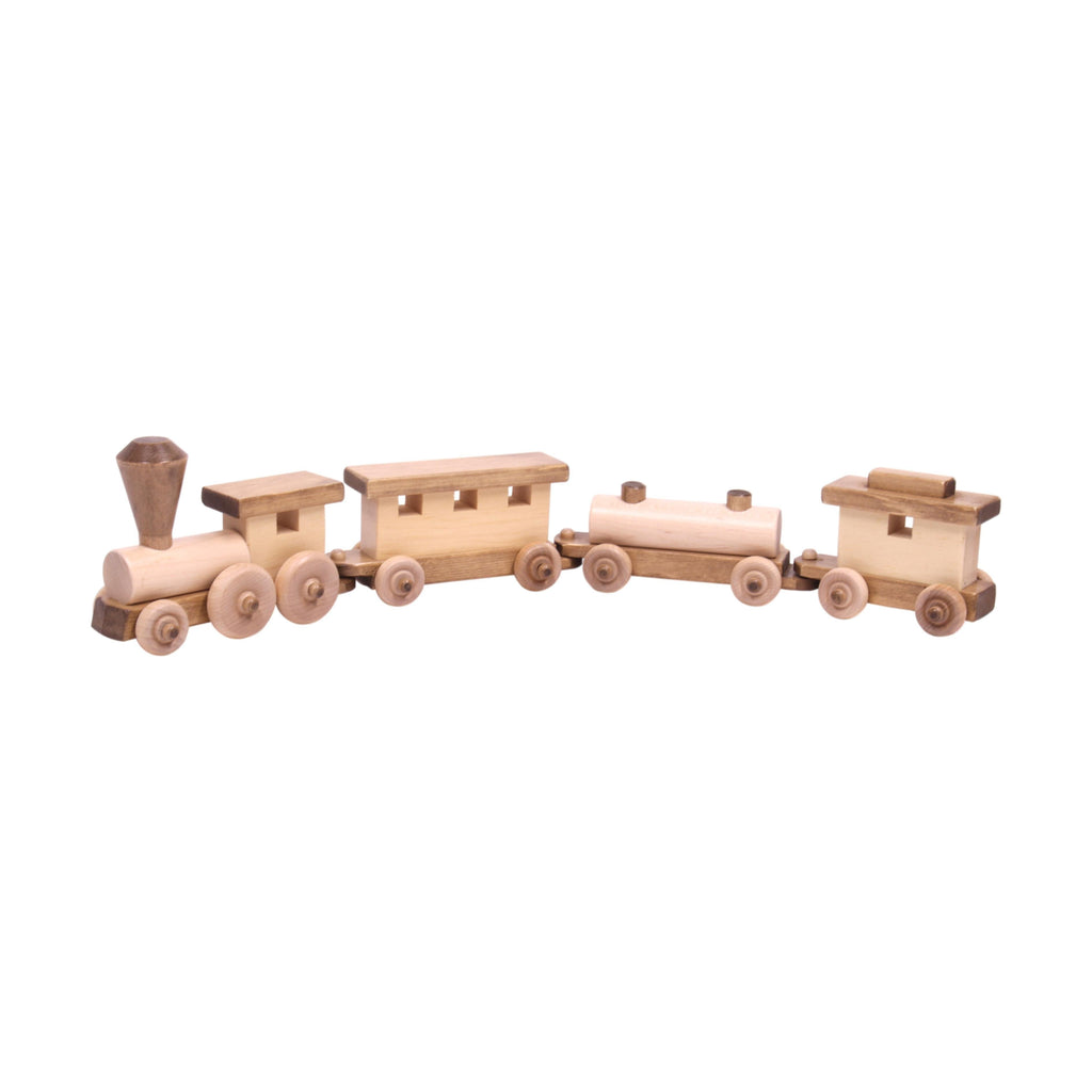Wooden Toy Train Play Set, 24 Long, Kid-Safe Finish
